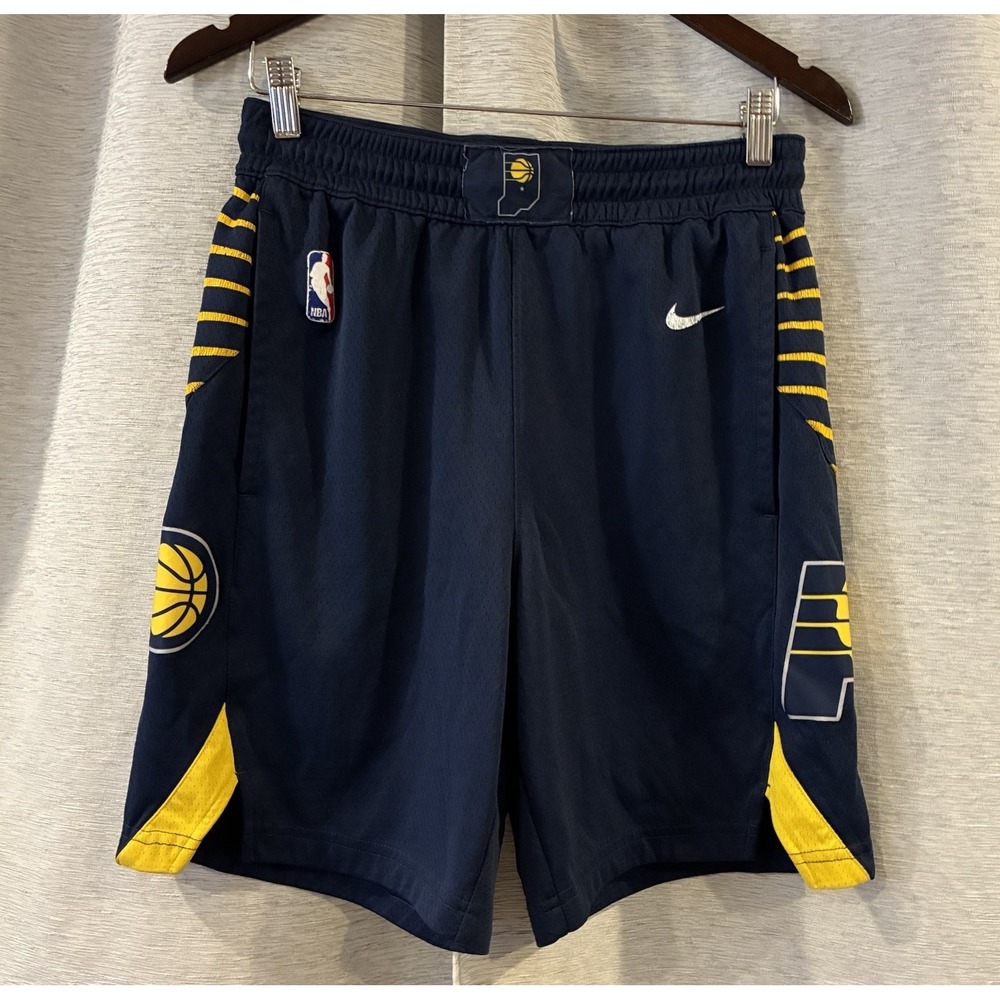 Indiana Pacers Basketball Shorts NIKE Dri Fit Pockets Icon Edition Swingman 30